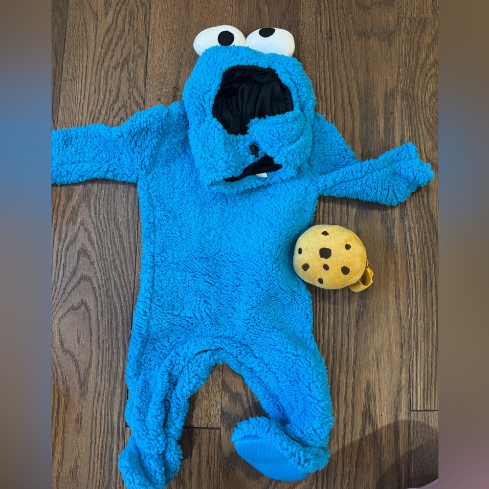 Sesame Street Blue Cookie Monster Costume